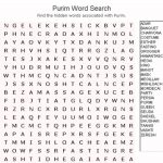 Purim Word Search | Holiday Words, Free Word Search, Free