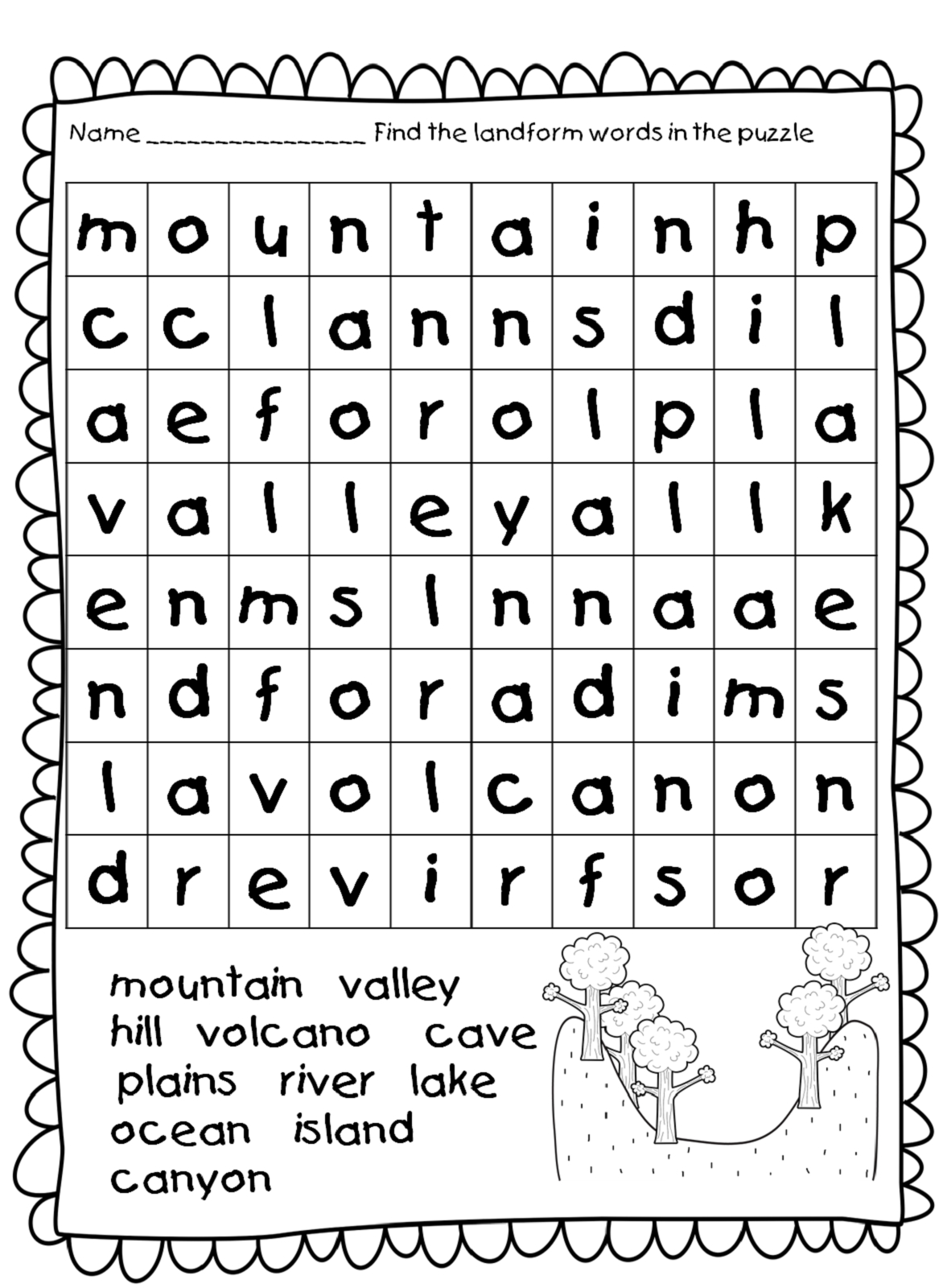 wonders first grade unit two week four printouts word search printable