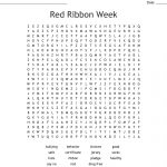 Red Ribbon Week Word Search   Wordmint
