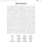 Self Esteem Word Search   Wordmint