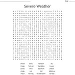Severe Weather Word Search   Wordmint