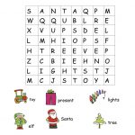 Simple Word Search For Preschool | Kiddo Shelter | Christmas
