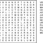 Solar System Wordsearch Easy | Word Find, Word Puzzles