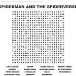 Spiderman And The Spiderverse Word Search   Wordmint