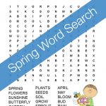 Spring Word Search Free Printable For Kids