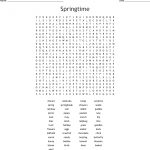 Spring Word Search   Wordmint