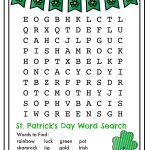 St. Patrick's Day Word Search { Free Printable }   The