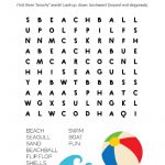 Summer Word Search Puzzles For Kids | Word Puzzles For Kids