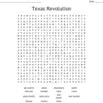 Texas Revolution Word Search   Wordmint