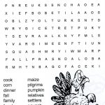 Thanksgiving Word Search   Best Coloring Pages For Kids