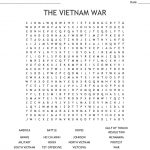 The Vietnam War Word Search   Wordmint