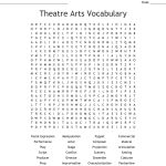 Theatre Arts Vocabulary Word Search   Wordmint