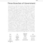 Three Branches Of Government Word Search   Wordmint