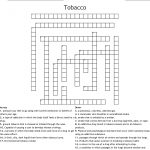 Tobacco Word Search   Wordmint
