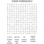 Tudor Wordsearch   Wordmint