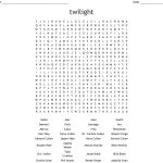 Twilight Saga Word Search   Wordmint