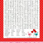 Valentine's Day Word Search Printable   Happiness Is Homemade