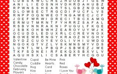 Valentine's Day Word Search Printable – Happiness Is Homemade