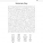Veterans Day Word Search   Wordmint