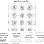 Washington, D.c. Word Search   Wordmint