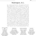 Washington Dc   District Of Columbia Word Search   Wordmint