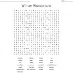 Winter Wonderland Word Search   Wordmint