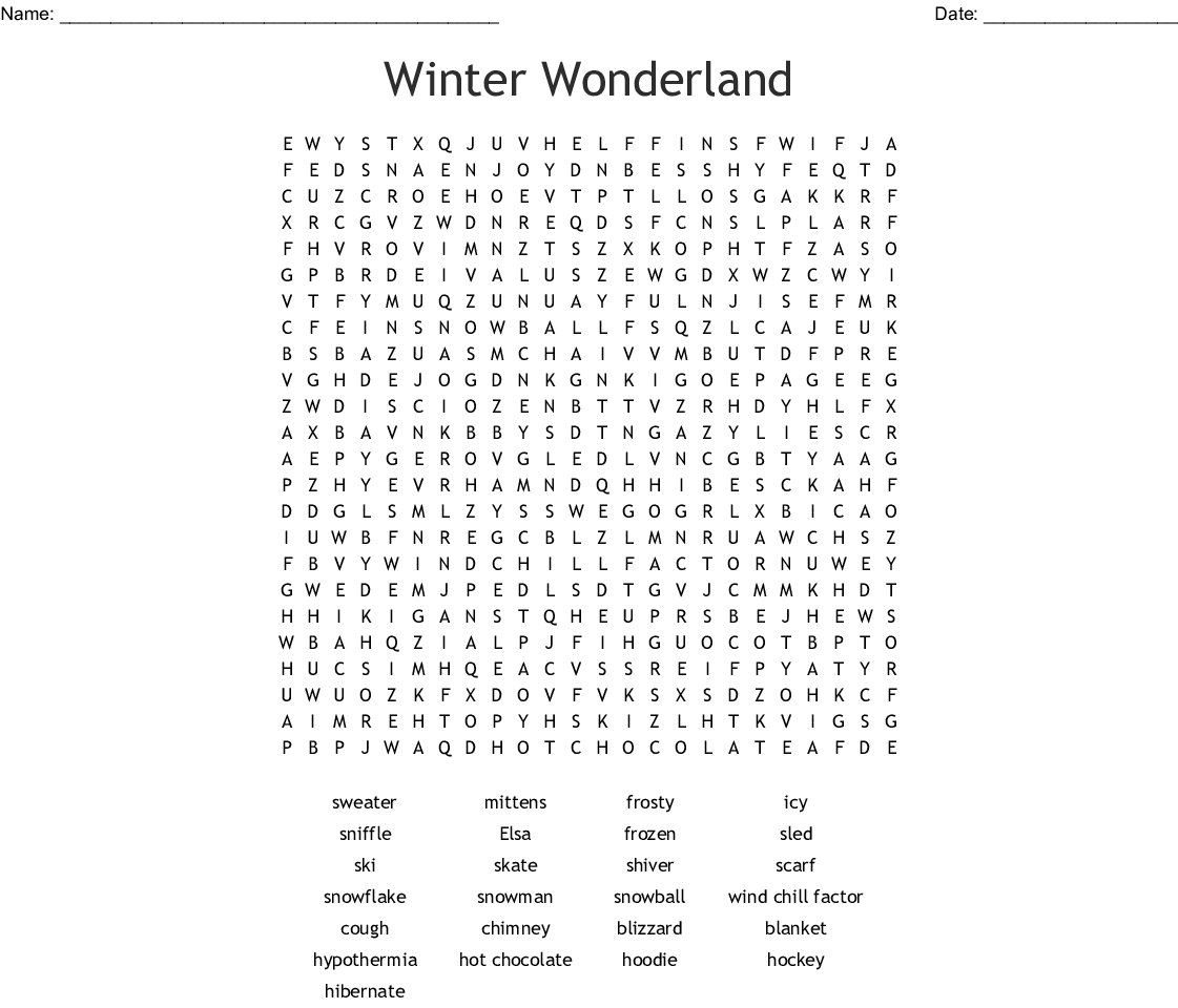 Free Printable Wonderword Word Puzzles Customize and Print