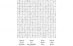 Women Of The Bible Word Search – Wordmint