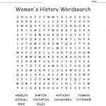Women's History Wordsearch   Wordmint