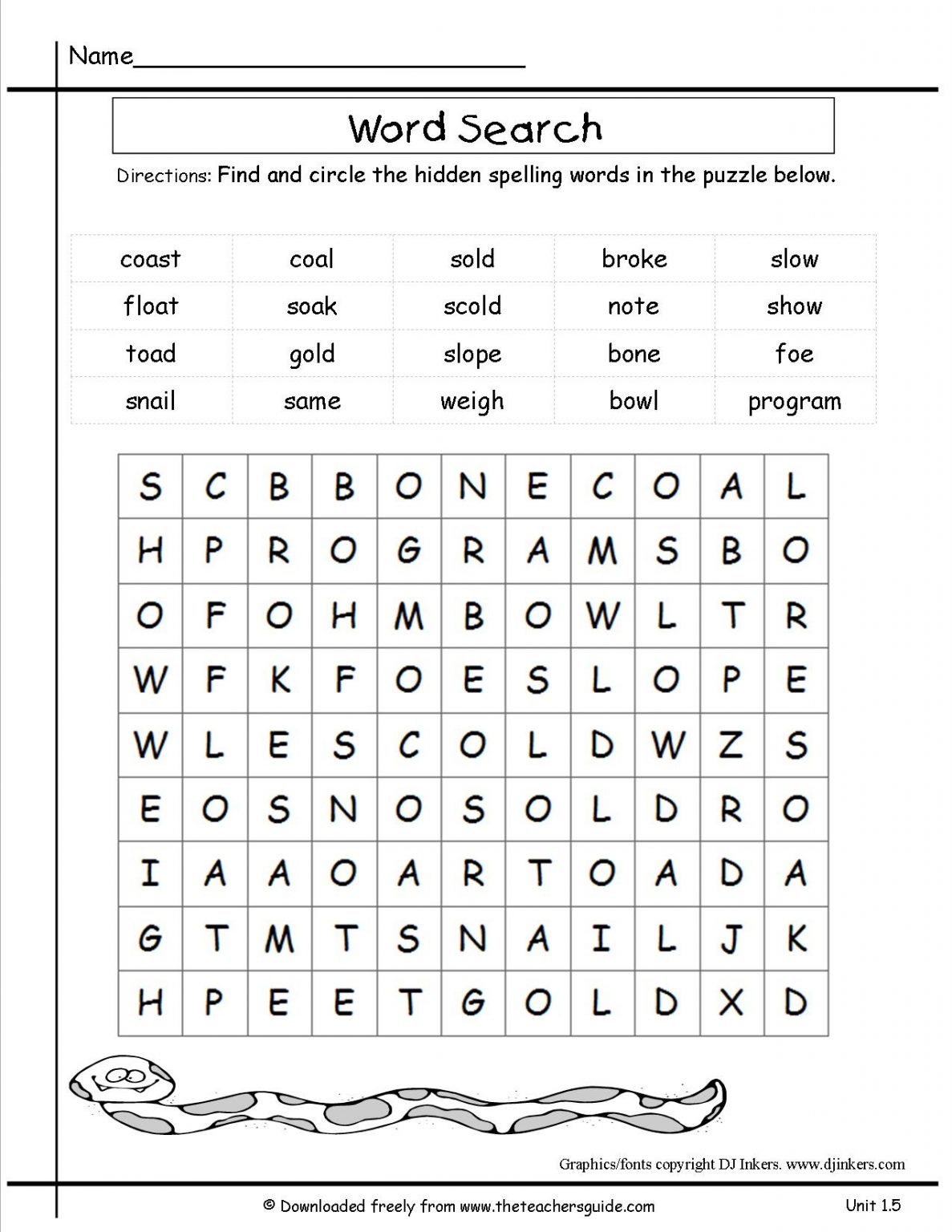 wonders third grade unit one week five printouts word search printable