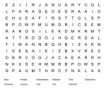Word Search For Children Printable | Activity Shelter