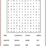 Wordsearch   Autumn Puzzle! | Fichas, Didactico, Crucigramas