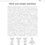 Work And Simple Machines Word Search   Wordmint