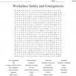Workplace Safety And Emergencies Word Search   Wordmint