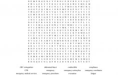 Workplace Safety And Emergencies Word Search – Wordmint