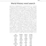 World History Word Search   Wordmint