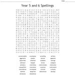 Year 5 And 6 Spellings Word Search   Wordmint