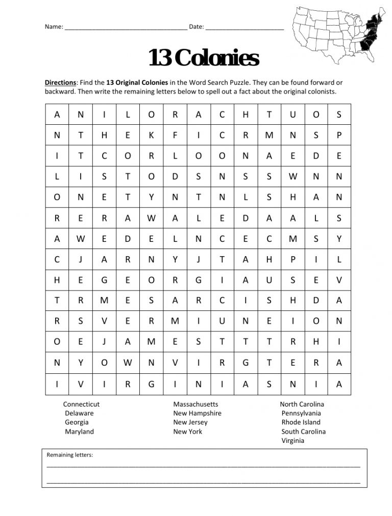 13-colonies-word-search-13-colonies-13-colonies-map-word-search-printable