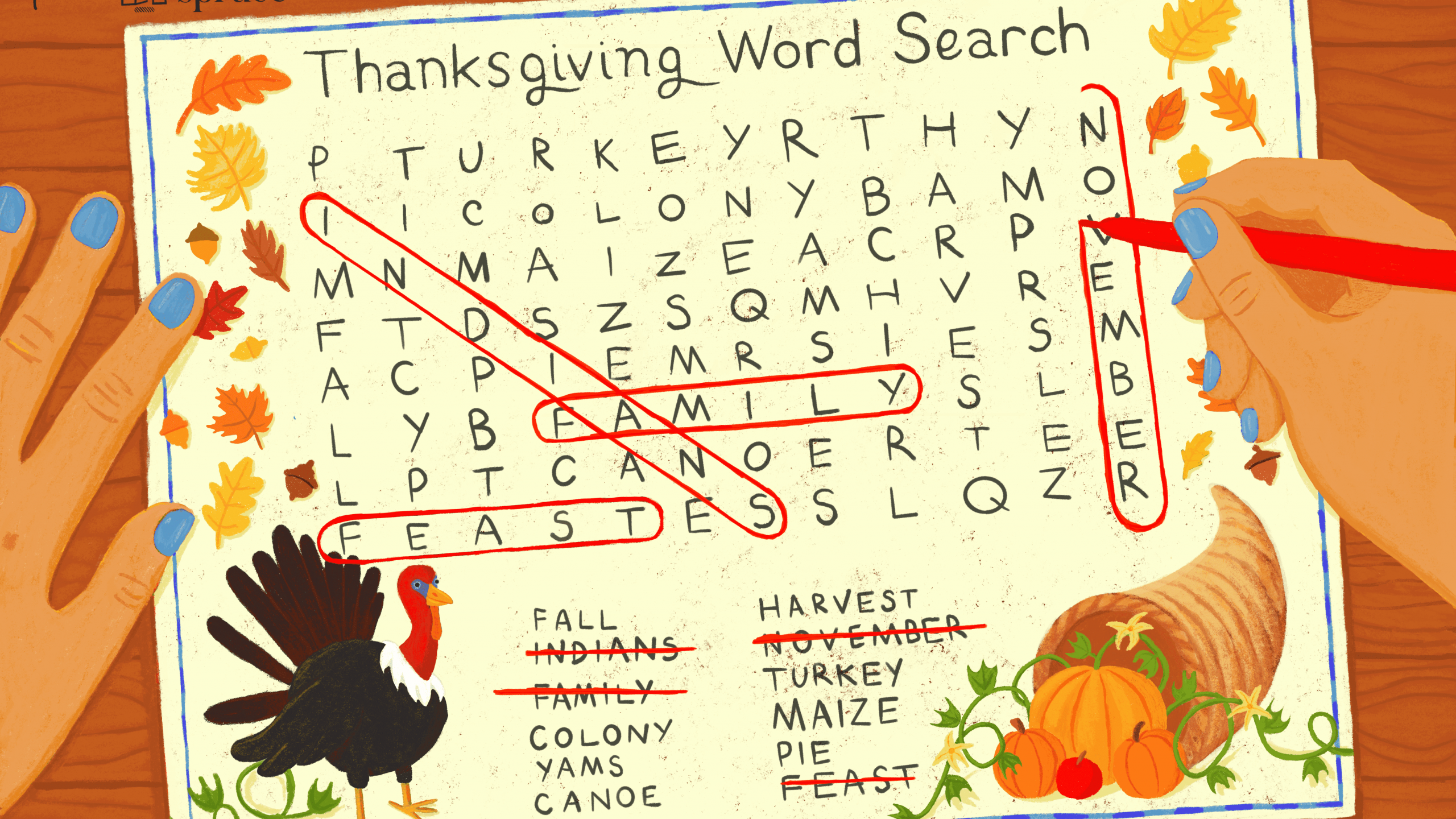 17 Free Thanksgiving Word Search Puzzles For All Ages