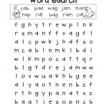 1St Grade Word Search | First Grade Math Worksheets, First