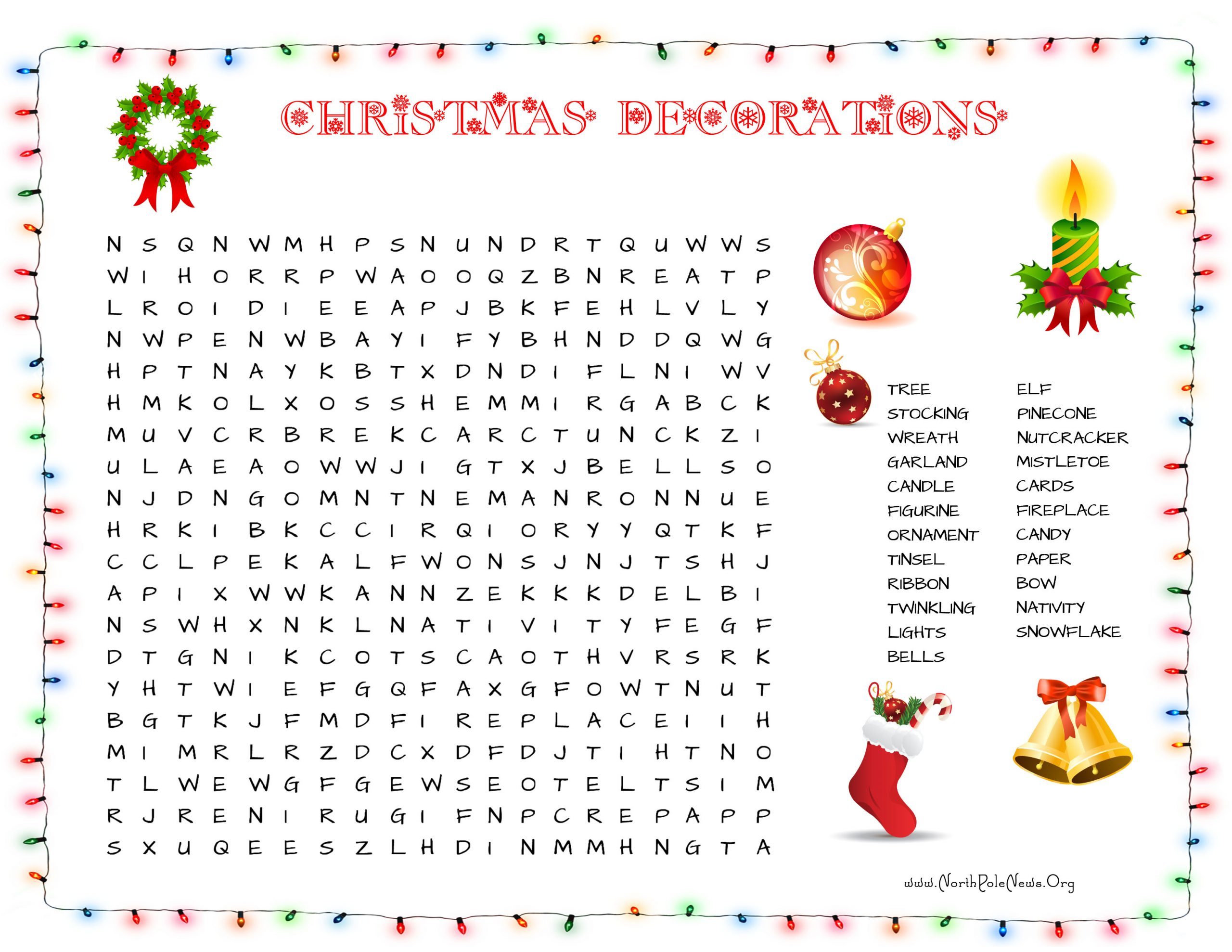 33 Free Christmas Word Search Puzzles For Kids