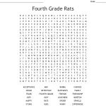 4Th Grade Rats Word Search   Wordmint