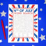 4Th Of July Word Search Printable   Happiness Is Homemade