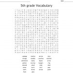 5Th Grade Vocabulary Word Search   Wordmint