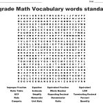 6Th Grade Math Vocabulary Words Standard 6.ns. 1 4 & 6.rp. 1