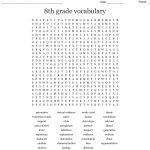 8Th Grade Vocabulary Word Search   Wordmint