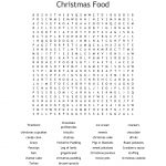 A Christmas Feast Word Search   Wordmint