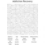 Addiction Recovery Word Search   Wordmint