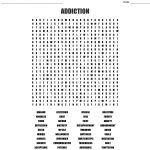 Addiction Word Search   Wordmint
