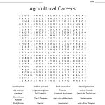 Agricultural Careers Word Search   Wordmint